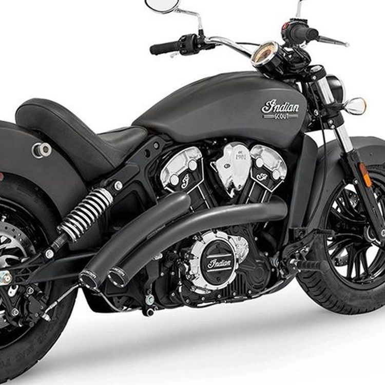 Freedom Performance Radical Radius 2-2 Straight Tip Exhaust System Indian Scout / Sixty / Bobber